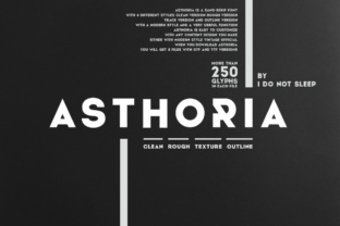 Asthoria: A Modern Sans Serif Font for Bold Campaigns