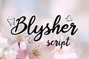 Blysher: The Handwritten Font for Elegant Branding