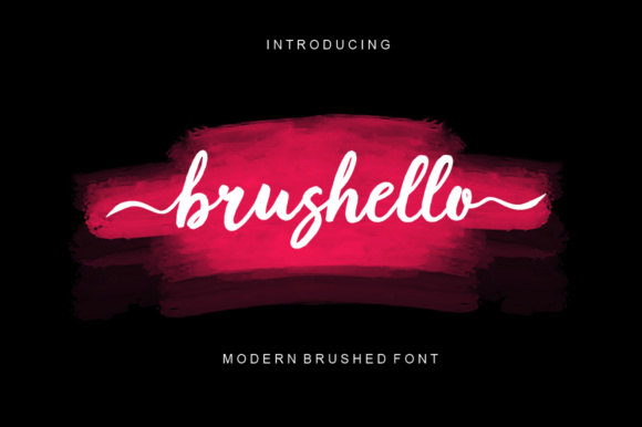 Brushello Font: The Textured Script for Bold Campaigns