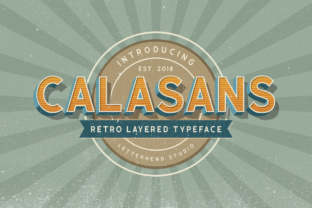 Calasans Font Review: A Layered Sans Serif for Retro 3D Designs