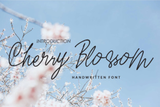 Cherry Blossom Font: A Fresh Script for Modern Design