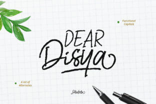 Dear Disya: The Striking Script Font for Modern Web Design