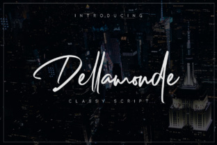 Dellamonde Script: A Luxury Typeface for Elegant Branding
