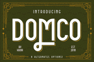 Domco Font: Modern Sans Serif for Handmade Brands