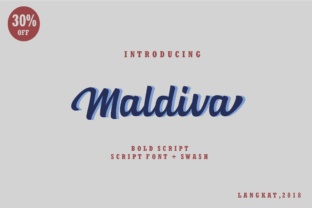 Elevate Web Headers with Maldiva Script Typeface