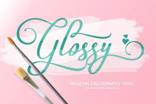 Glossy: An Elegant Script Font for Editorial Design