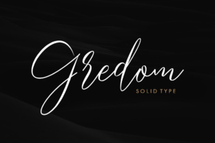 Gredom Script: A Modern Typeface for Small Business Branding