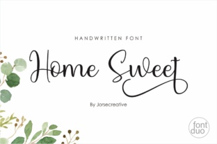 Home Sweet: The Perfect Handwritten Font for Crafters