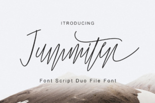 Jummiten: A Modern Calligraphy Font for Editorial Design