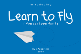 Learn to Fly: A Playful Font for Small Business Branding