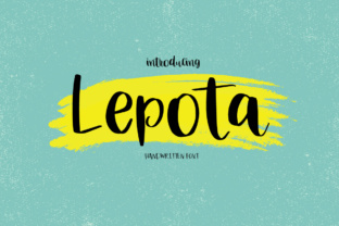 Lepota: A Striking Script Handwritten Font for Editors