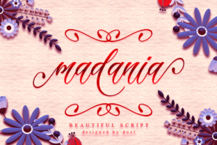 Madania Script: A Modern Typeface for Campaign Design