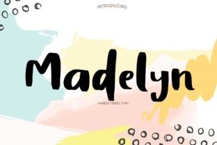 Madelyn Font: Bold Handwritten Style for Branding