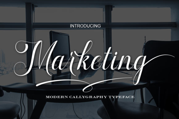 Marketing Font: A Modern Script for Branding