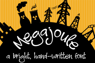 Megajoule: A Whimsical Script Handwritten Font for Makers