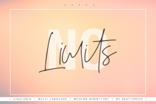 No Limits: A Fresh Script Handwritten Font for Editorial Design