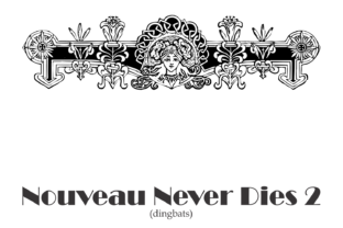 Nouveau Never Dies: An Art Nouveau Font for Web Design