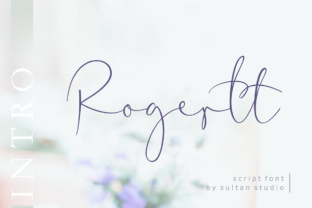 Rogertt: A Modern Calligraphy Typeface for Web Design