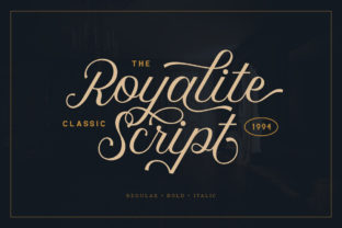 Royalite Script Family: An Elegant Typeface for Editorial Design