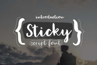 Sticky: The Modern Script Font for Handmade Brands