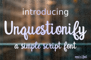 Unquestionify: A Script Handwritten Font for Polished Branding