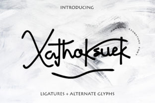 Xathoksuek: The Ultimate Script Handwritten Font for Branding
