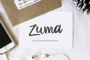 Zuma: A Natural Script Handwritten Font for Editorial Design